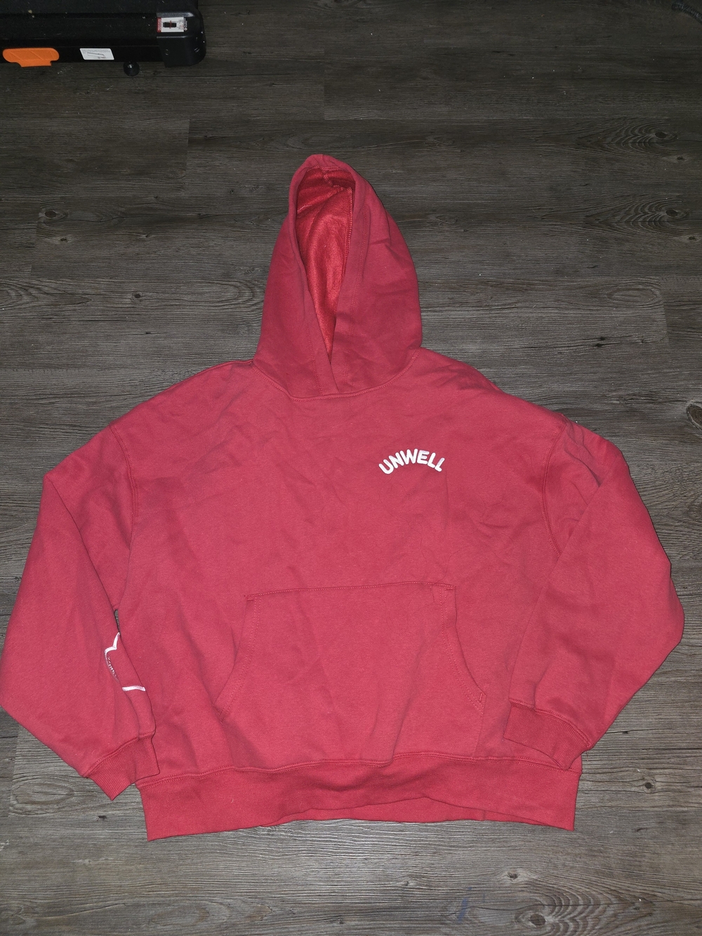 Unwell Red Hooded Sweatshirt